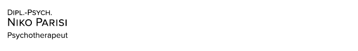 Diplompsychologe Niko Parisi